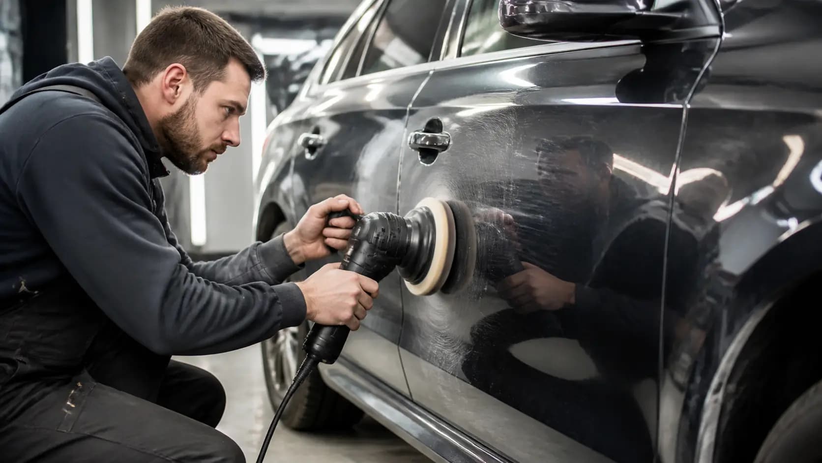 Восстановительная полировка кузова автомобиля