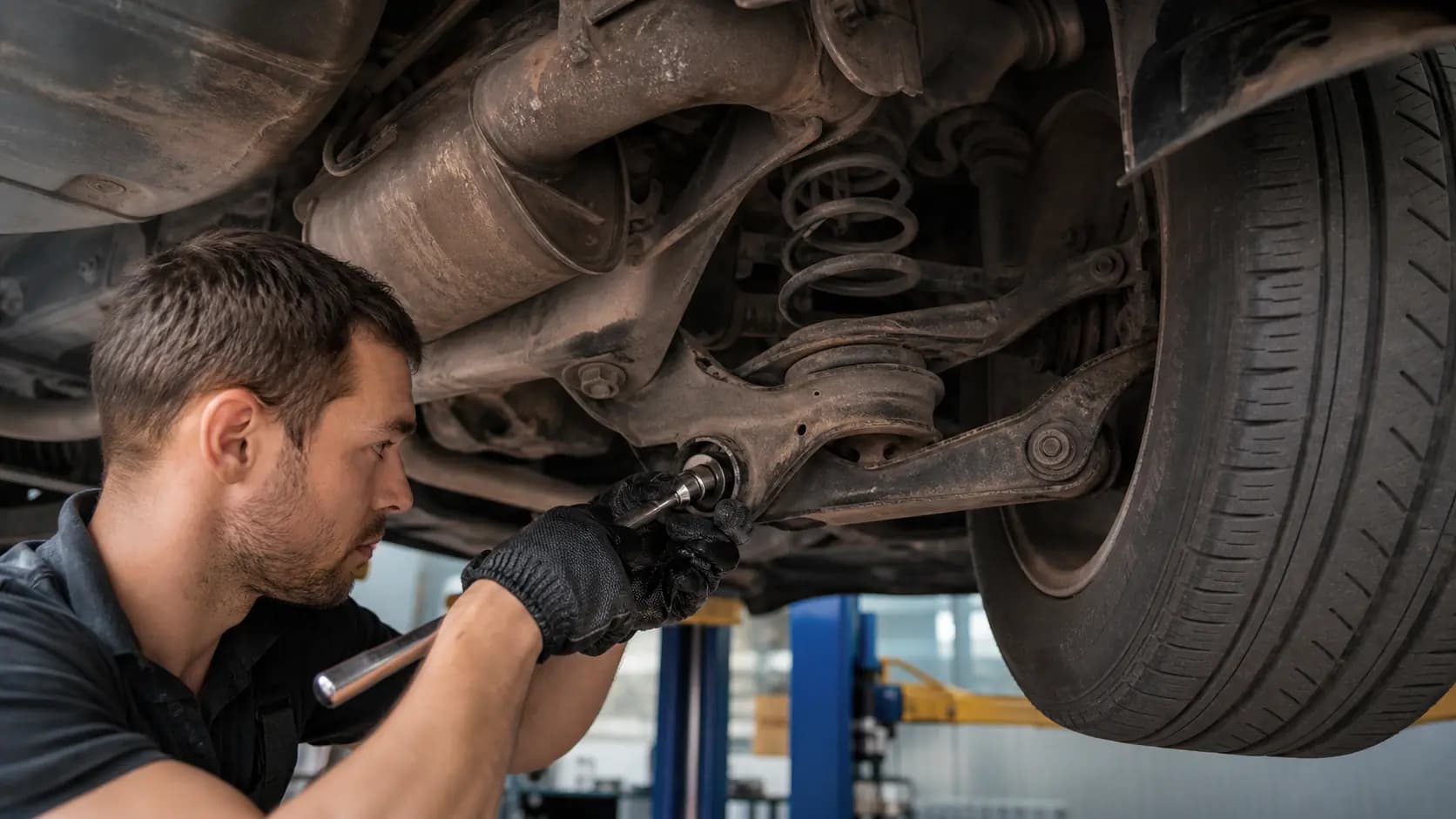 Замена задних сайлентблоков в автосервисе